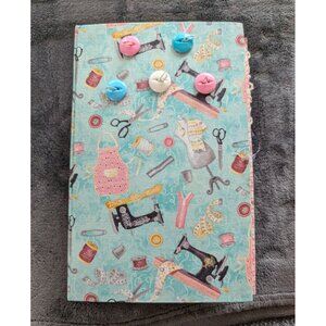 Handmade "Needleworks" Sewing Themed Cottagecore Junk Journal 100‎ Pages